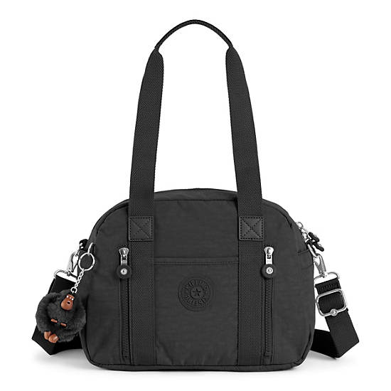 Atlee Handbag, Black, large