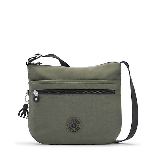 Arto Crossbody Bag, Green Moss, large