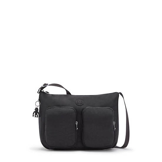 Sidney Crossbody Bag, Black Noir, large