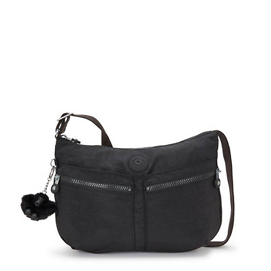 Izellah Crossbody Bag, Black Noir, large
