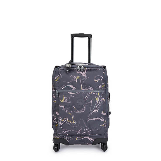 Darcey Small Printed Carry-On Rolling Luggage, Soft Marble, large
