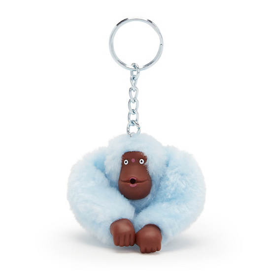 Sven Small Monkey Keychain, Imperial Blue Block, large