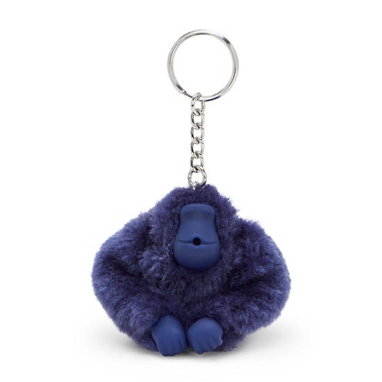 Sven Monkey Keychain, Ocean Blue, large