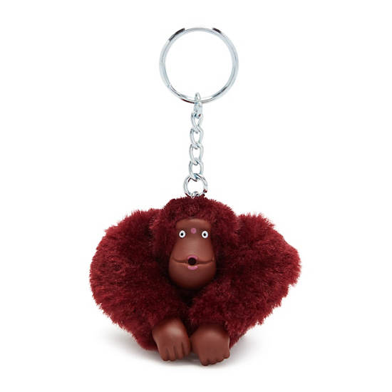 Sven Small Monkey Keychain, Poppy Geo, large