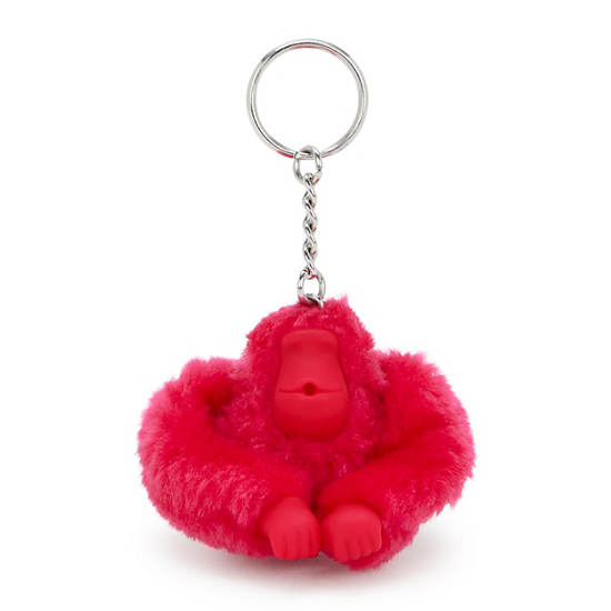 Sven Monkey Keychain, Resort Pink, large