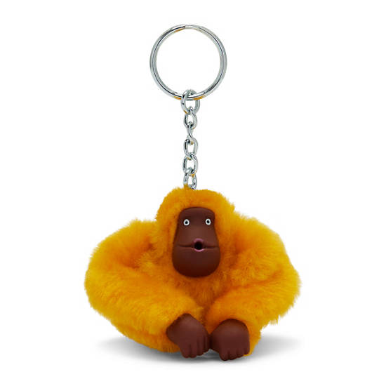 Sven Small Monkey Keychain, Warm Yellow, large