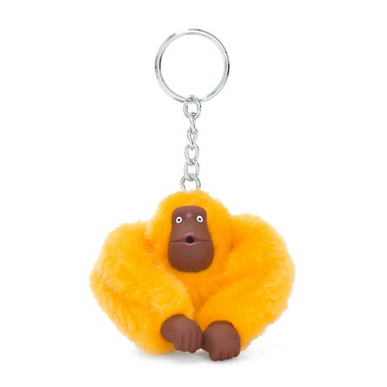 Sven Small Monkey Keychain, Vivid Yellow, large
