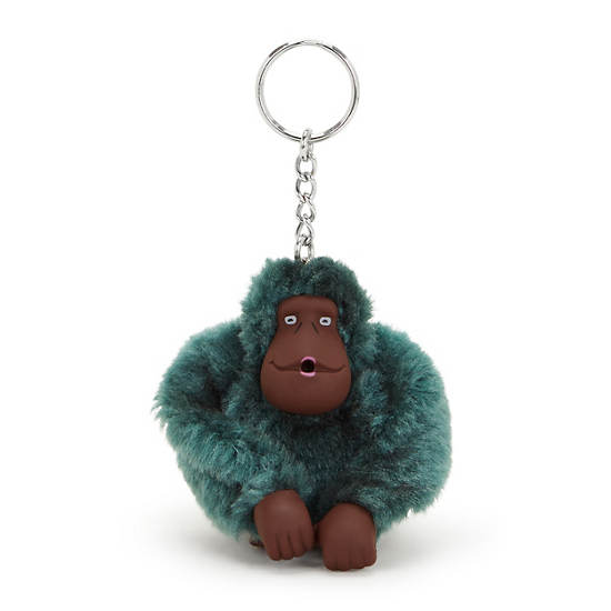 Sven Monkey Keychain, Light Aloe Tonal, large