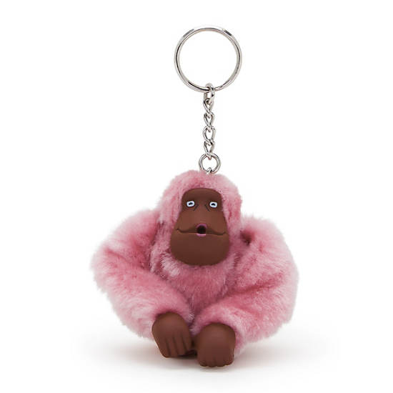 Sven Monkey Keychain, Soft Blush, large