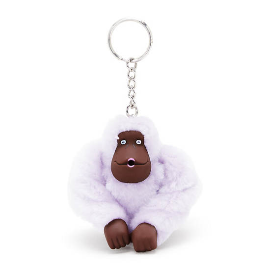 Sven Medium Monkey Keychain, Lilac Joy, large