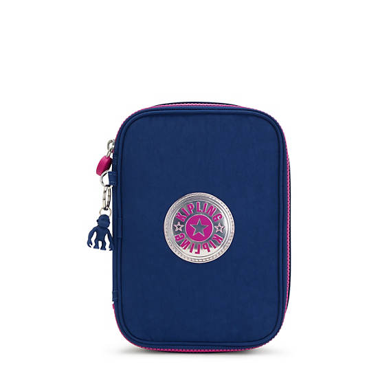 100 Pens Case, Rebel Navy, large