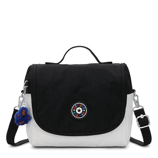 Kichirou Lunch Bag, Black white Combo, large