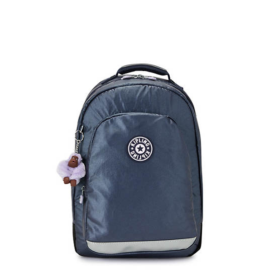 Class Room Metallic 17" Laptop Backpack, Admiral Blue, large Class Room Metallic 17" Laptop Backpack, Admiral Blue, large