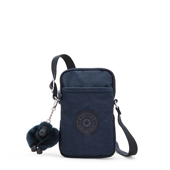 Tally Crossbody Phone Bag, Blue Bleu 2, large