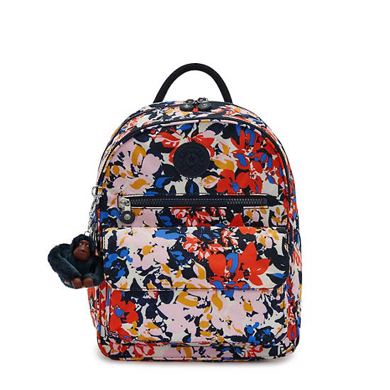 Rose Small Backpack, Splashy Posies, large