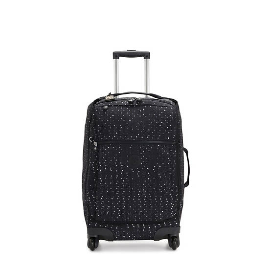 Small Carry-On Rolling Luggage, Tile Print, large