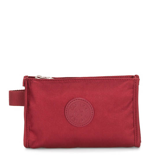 Tucker Pouch, Coral Flower, large