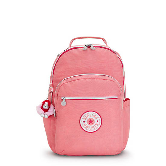 Seoul Large 15" Laptop Backpack, Joyous Pink Fun, large