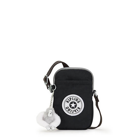 Tally Crossbody Phone Bag, True Black Fun, large