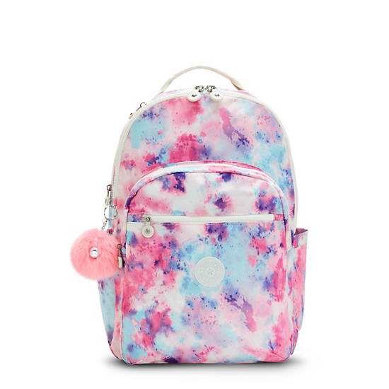 Seoul Extra Large Printed 17" Laptop Backpack, Ultimate Plum, large Seoul Extra Large Printed 17" Laptop Backpack, Ultimate Plum, large