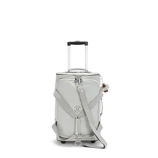 Teagan Small Wheeled Luggage, Striped Web Grey, large