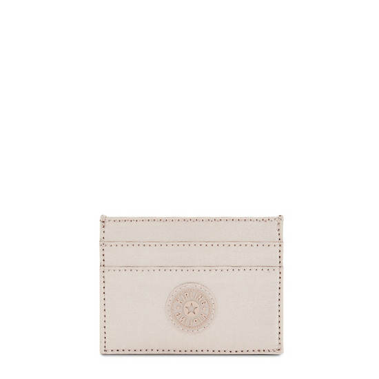 Daria Card Holder, Quartz Metallic, large