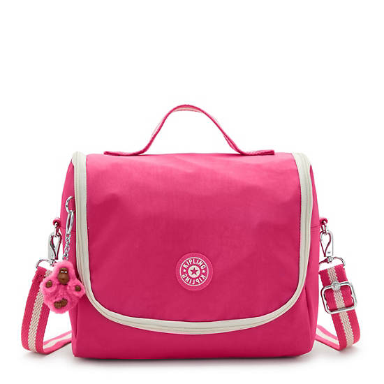 New Kichirou Lunch Bag, Power Pink Translucent, large