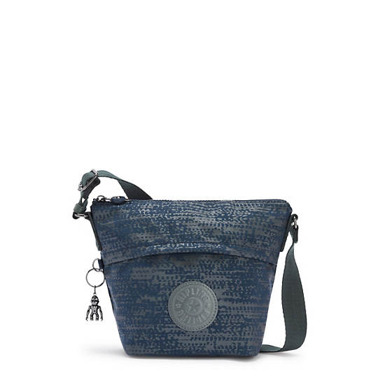 Sonja Small Crossbody Bag, Blue Eclipse Print, large
