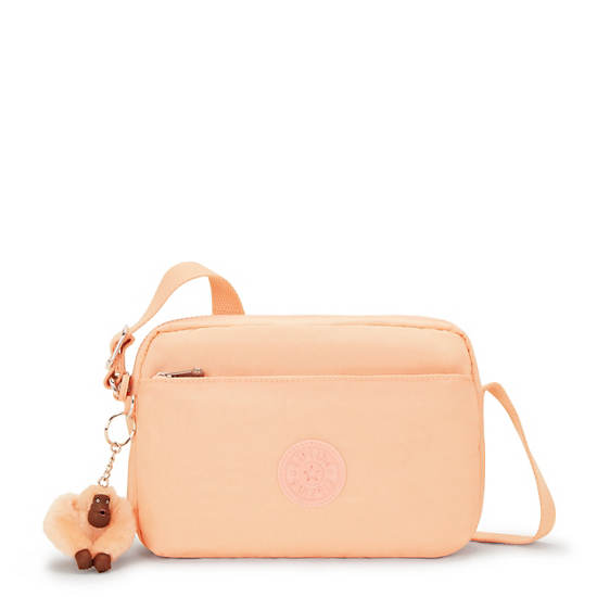 Damian Crossbody Bag, Mellow Peach, large