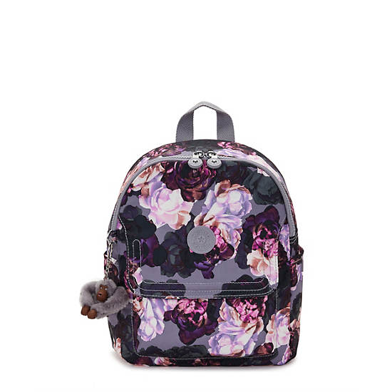Matta Up Printed Backpack, Kissing Floral, large