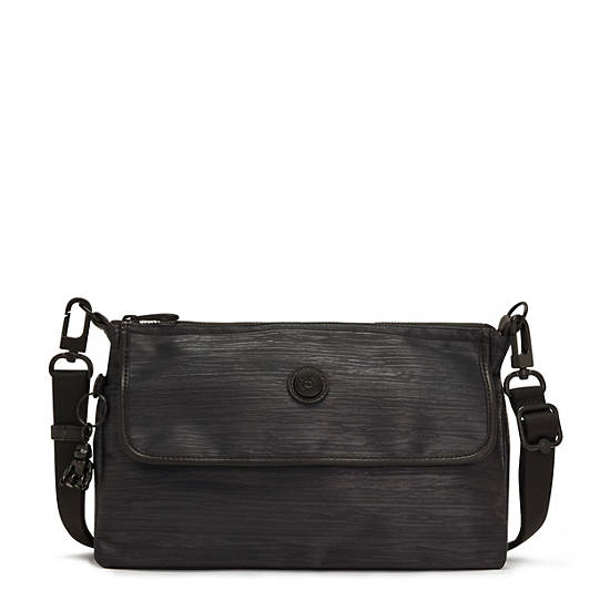 Etka Medium Shoulder Bag, Black GG, large