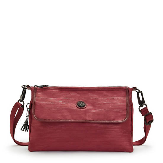 Etka Medium Shoulder Bag - Power Pink Translucent | Kipling