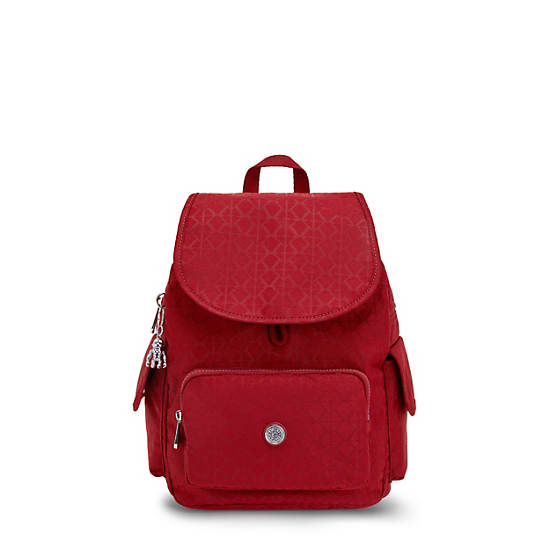 City Pack Small Backpack, Signature Red, large