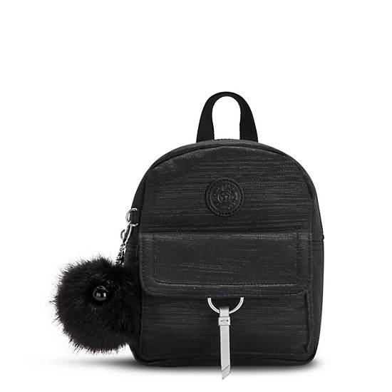 Rosalind Small Backpack, Scale Black Jacquard, large