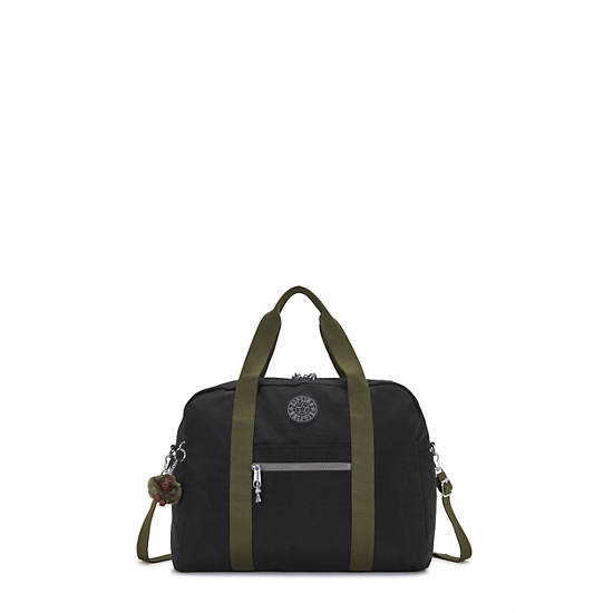 Ilaria Weekender Bag, Black Green, large Ilaria Weekender Bag, Black Green, large