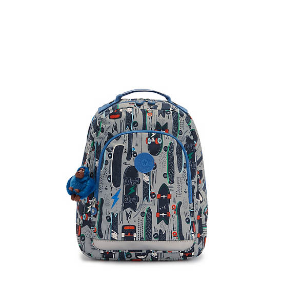 Class Room Small 13" Printed Laptop Backpack, Black Merlot, large