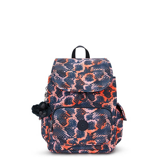 Kipling City Pack Small Printed Backpack Undersea Lights