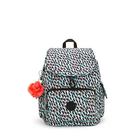 City Pack Small Printed Backpack, Abstract Print, large