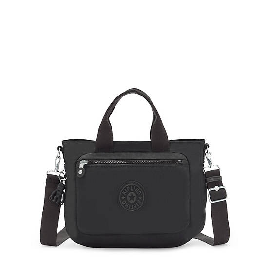 Miho Small Handbag, Black Noir, large