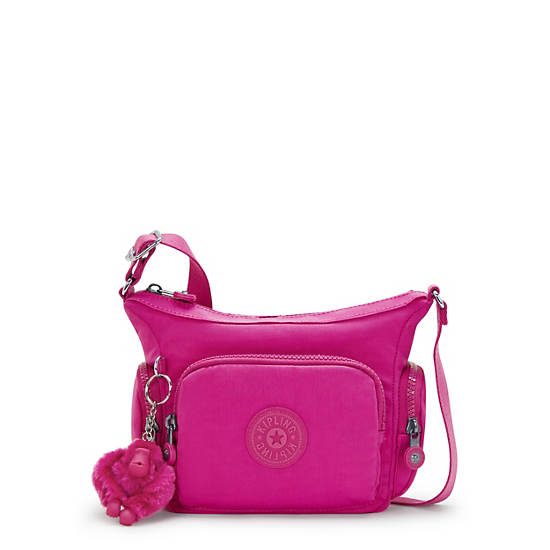 Gabbie Mini Crossbody Bag, Glowing Fuchsia, large