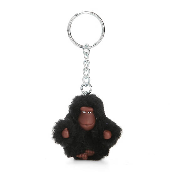 Sven Extra Small Monkey Keychain, True Black, large