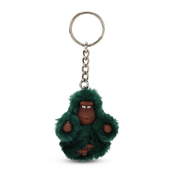Sven Extra Small Monkey Keychain, Jungle Green, large