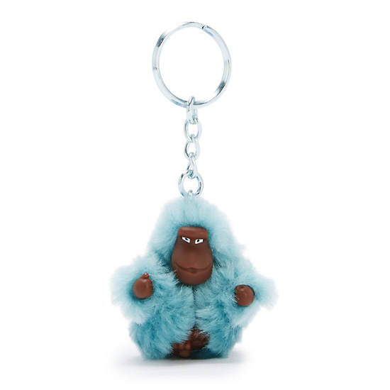 Sven Extra Small Monkey Keychain, Brush Blue C, large