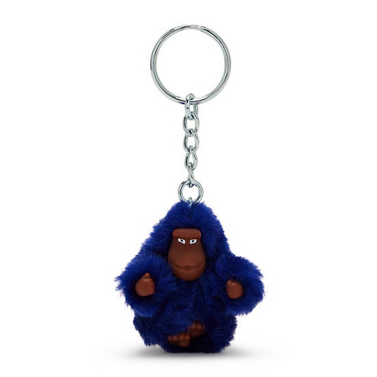 Sven Extra Small Monkey Keychain, Leopard Floral, large