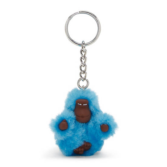 Sven Extra Small Monkey Keychain, Powder Blue, large