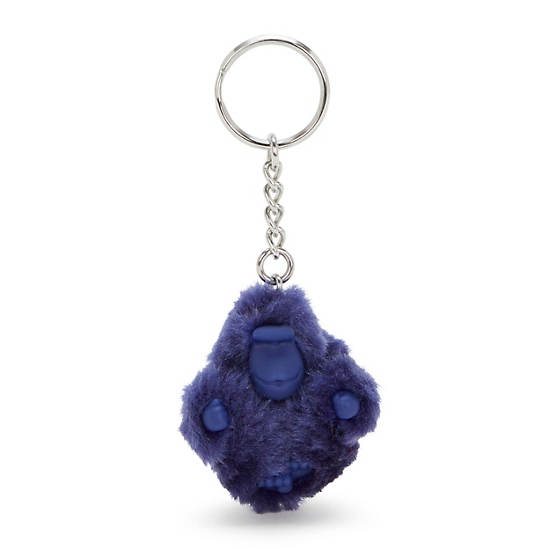 Sven Extra Small Monkey Keychain, Ocean Blue, large