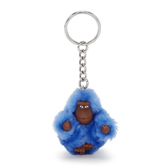 Sven Extra Small Monkey Keychain, Bouncy Blue, large