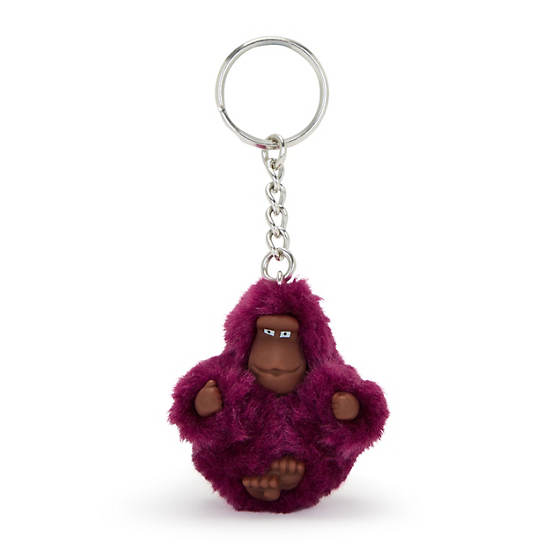 Sven Extra Small Monkey Keychain, Hot Magenta, large