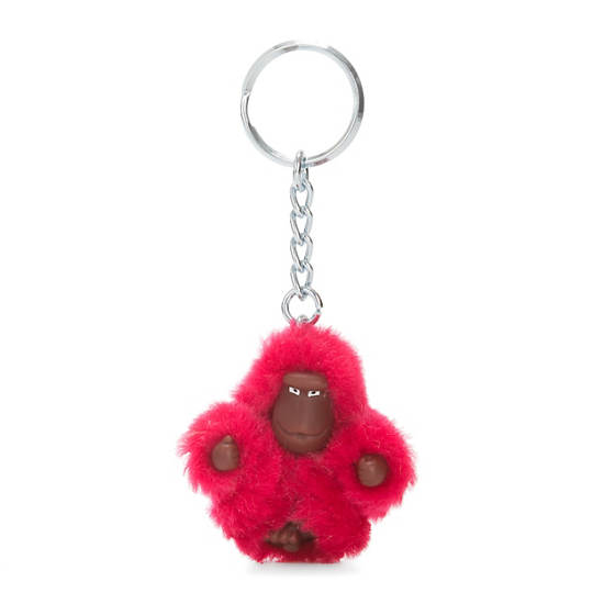 Kipling Sven Small Monkey Keychain True Pink