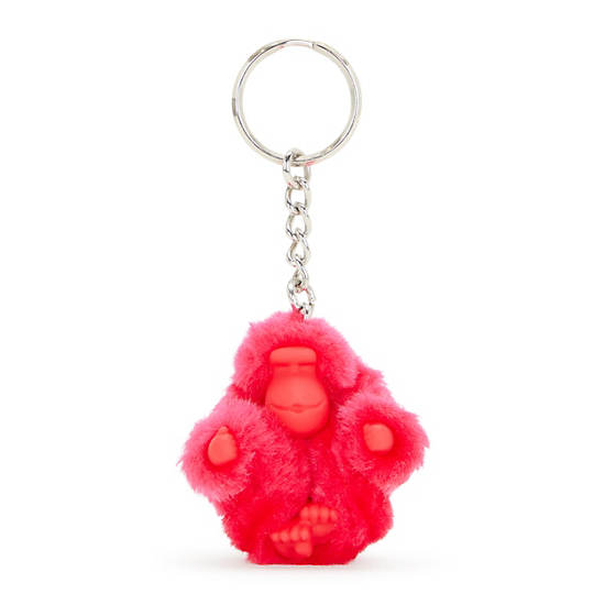 Sven Extra Small Monkey Keychain, Pink Monkey, large